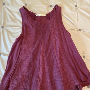 Maroon tank top
